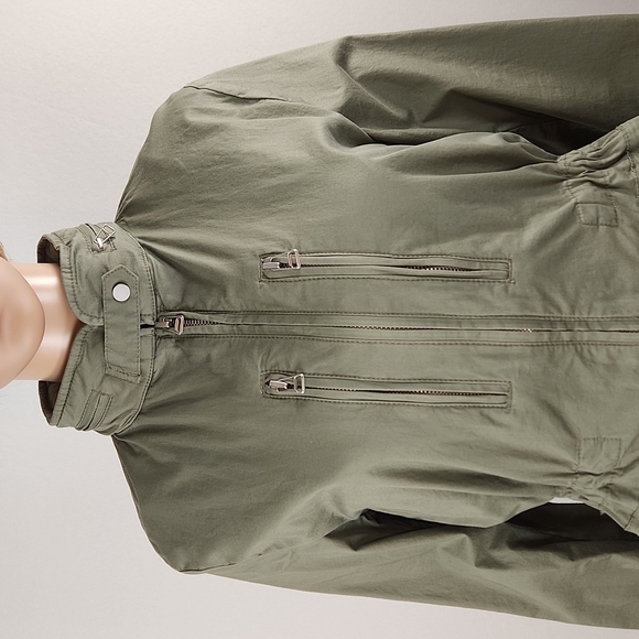 Gap Flight Jacket with hoodie Size M - Picture 3 of 17